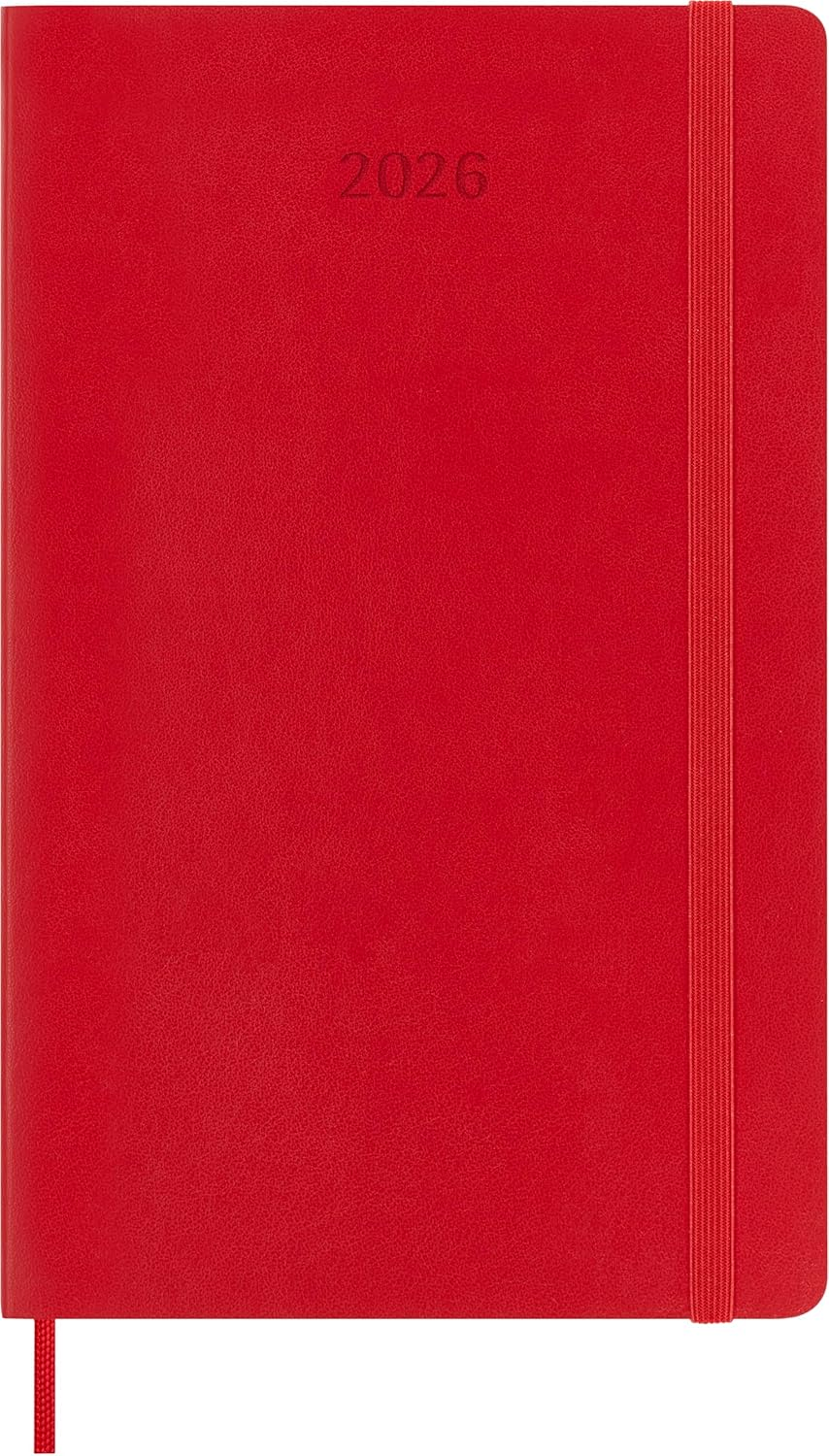 Moleskine - 2026-12 Month Weekly Notebook Soft Cover Diary - Large - Scarlet Red image number 2