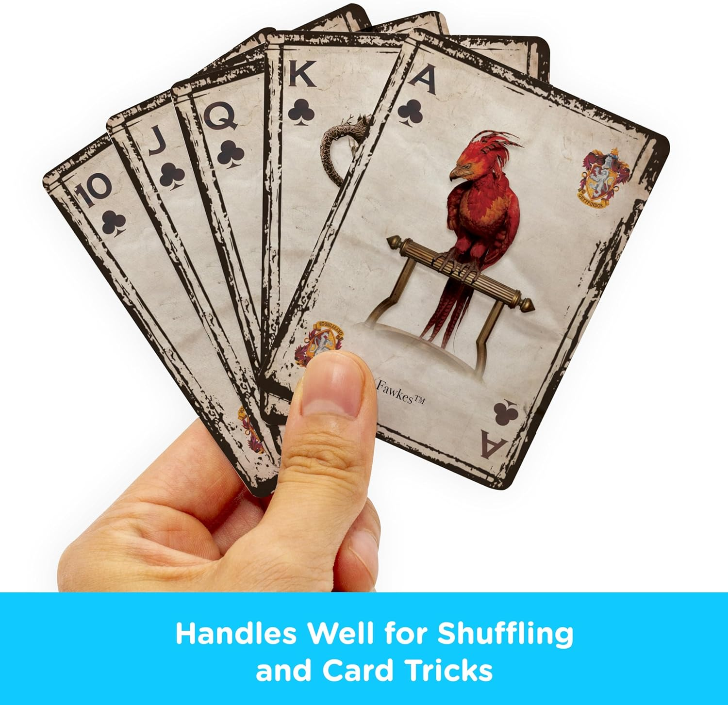 Aquarius Harry Potter Symbols Playing Cards image number 1