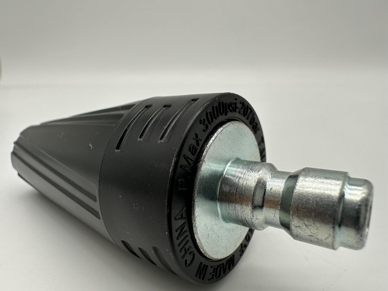 FGD 1/4 Inch Quick Connect Turbo Nozzle Universal for Pressure Washers, Pressure Washer Rotating Nozzle, 3000PSI Black Compatible with Bosch, Karcher, Ryobi, Greenworks, Craftsman Use the Adapter image number 1