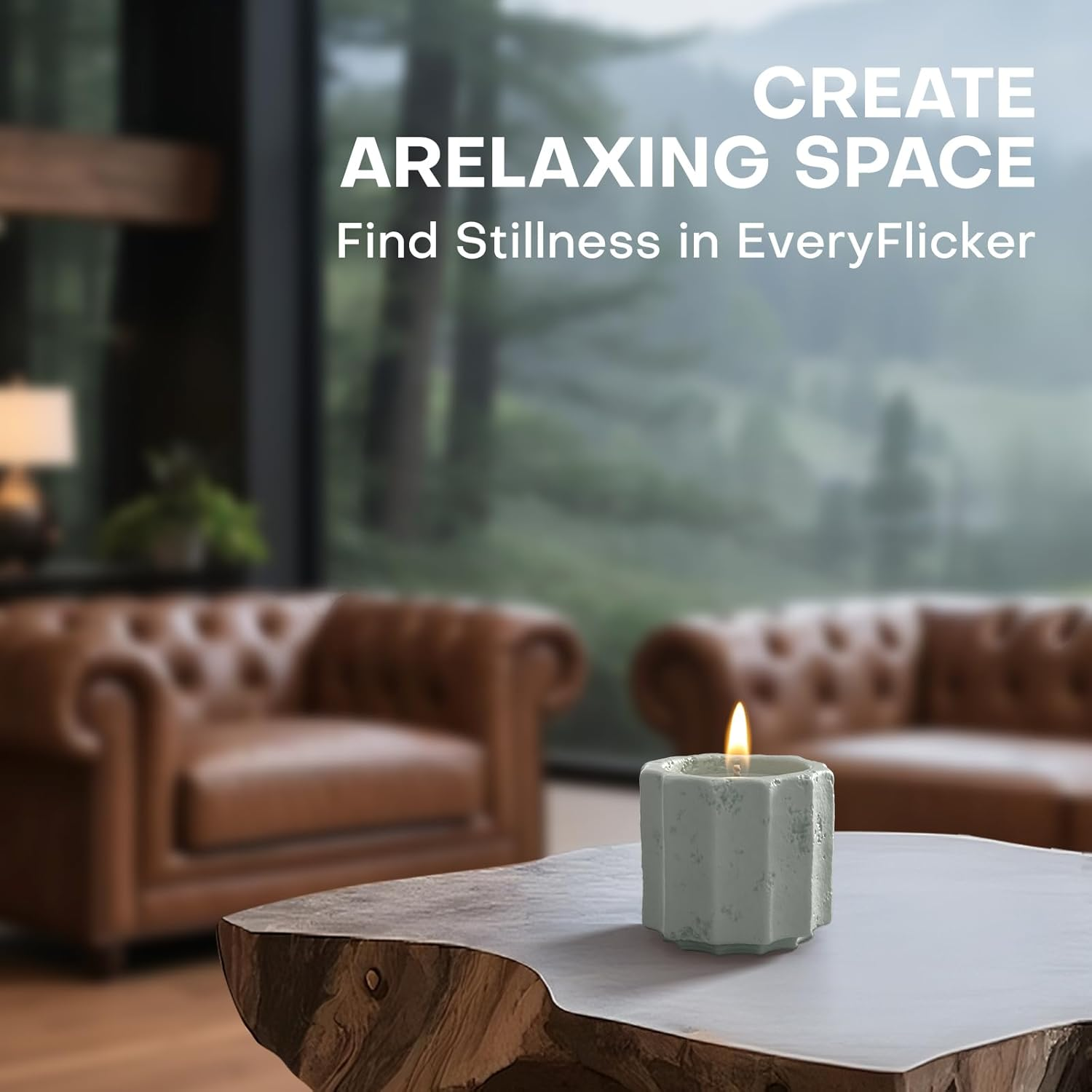 Scented Candles Set for Home, 6 Pack Natural Soy Wax Candle Gift Set, Non-Toxic Cement Jar Candles, Luxury Aromatherapy for Stress Relief, Highly Scented image number 2