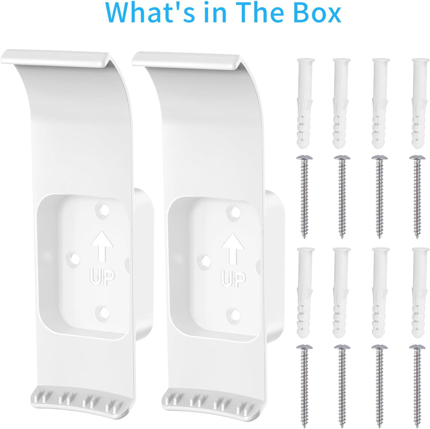 Wall Mount Holder for Eero Max 7, No Messy Wires, Space Saving, Wall Stand Bracket Compatible with Eero Max 7 Tri-Band Mesh Wifi System (2 Pack) image number 5