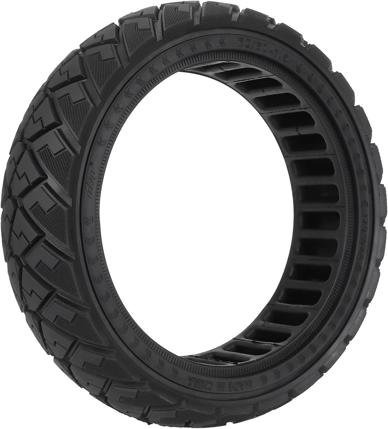 VOLOHAS 70/60-7.5 Solid Tyres for Ninebot ZT3, ZT3 Pro, G3 Electric Scooter Replacement Tyres Solid Rubber Tyres Non-Slip Off-Road Solid Tyres Puncture Proof (Pack of 2) image number 5