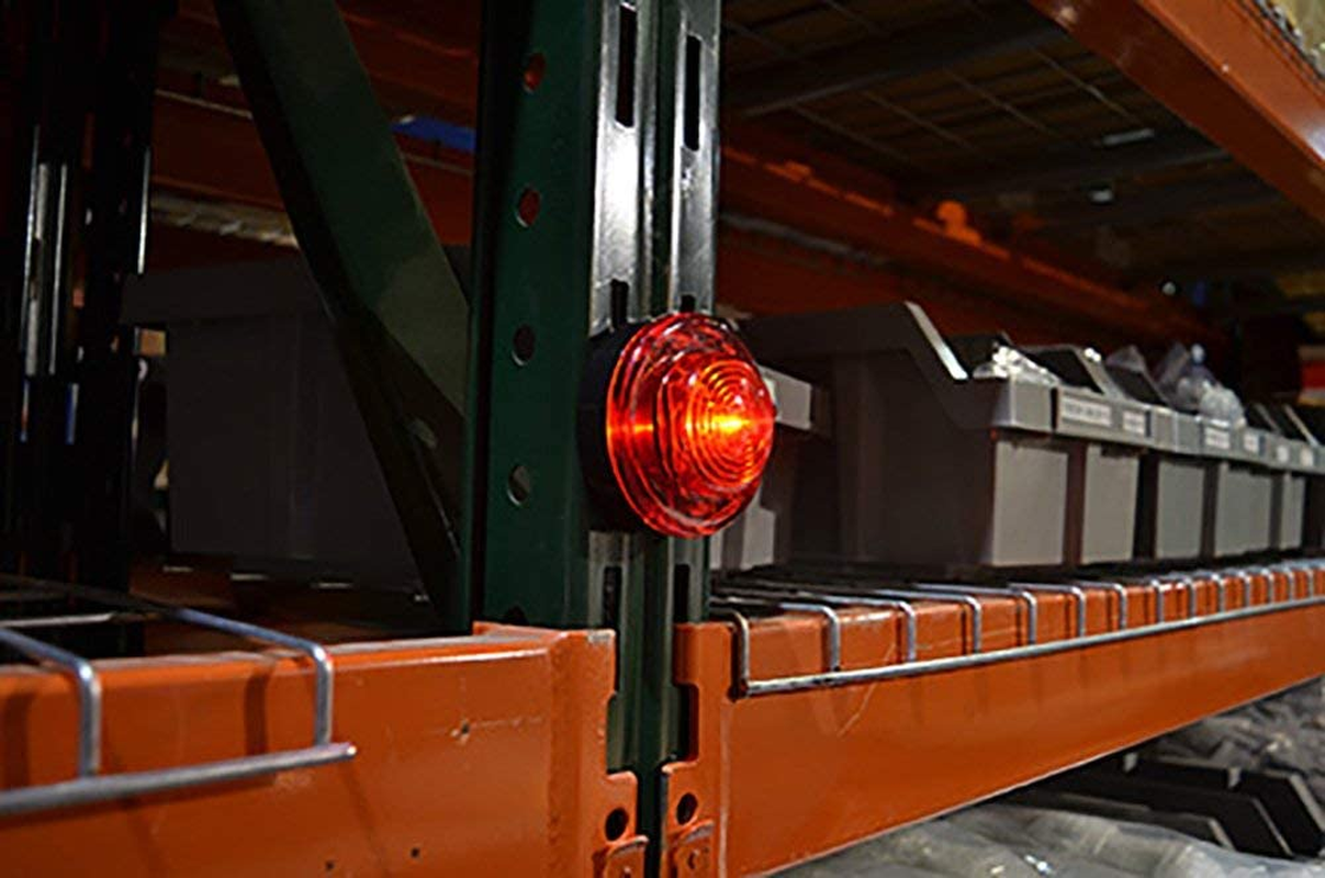 Stonepoint Emergency Roadside Beacon LED Lighting Flare Kit with Storage Bag - Super Bright Light Visible up to 2 Miles Away - Red Set of 3