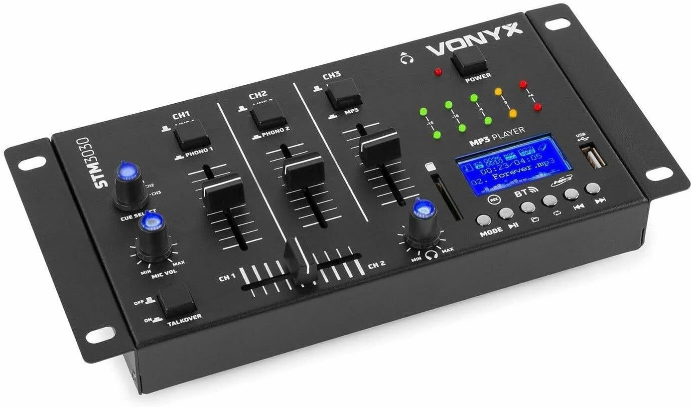 Vexus 172.990 STM3030 Bluetooth DJ Mixer 4 Channel image number 5