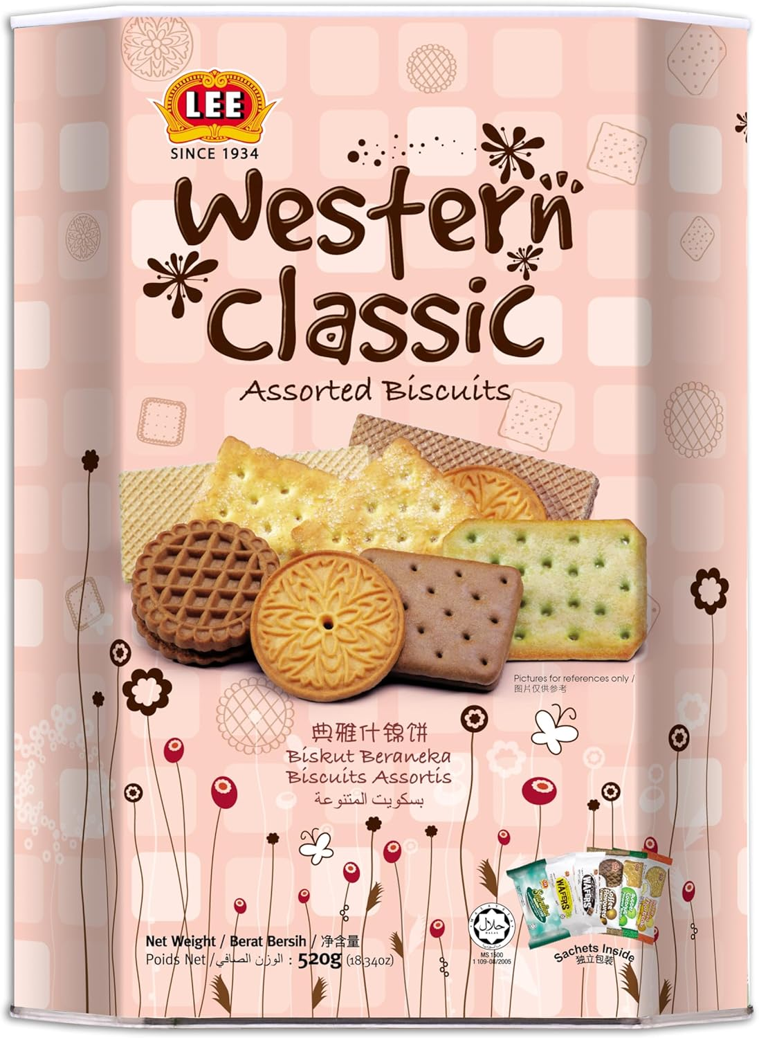 Lee Western Classic Assorted Biscuits 520G image number 2