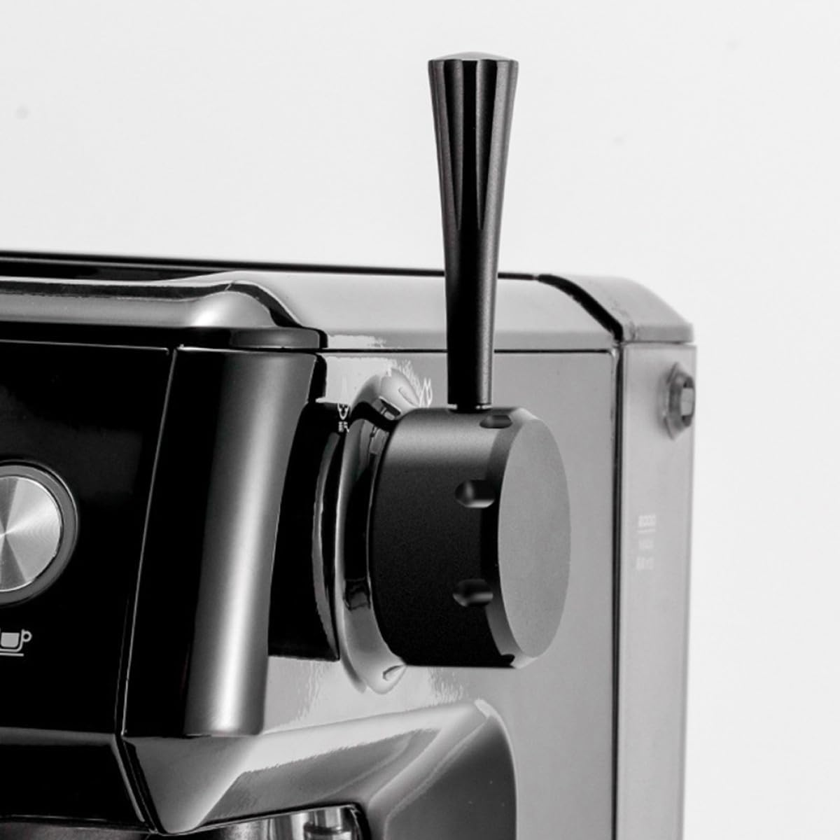 Hohopeti Universal Black Aluminium Alloy Steam Lever Replacement for Coffee Machine, Compatible with Breville 878/870, Metal Milk Foam Handle for Espresso and Cappuccino Machines, image number 4