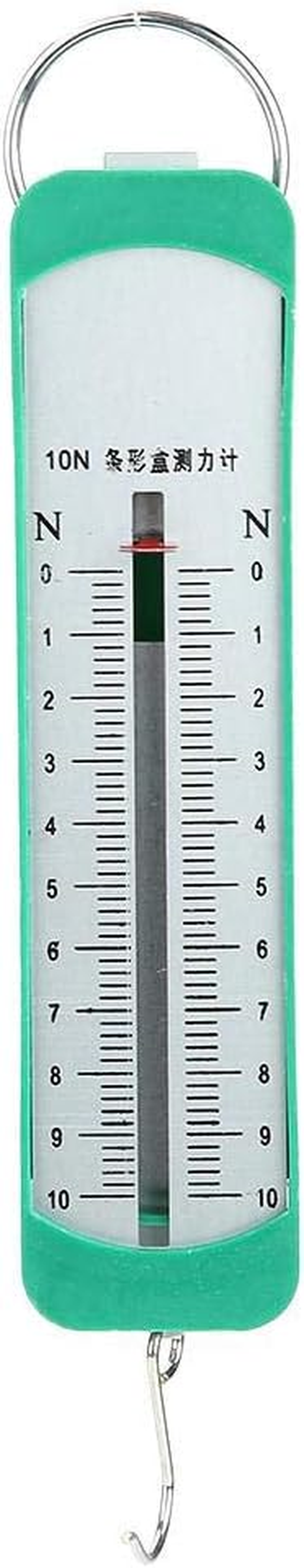 Spring Force Meter Scale 10N Physics Mechanical Laboratory Spring Dynamometer image number 1