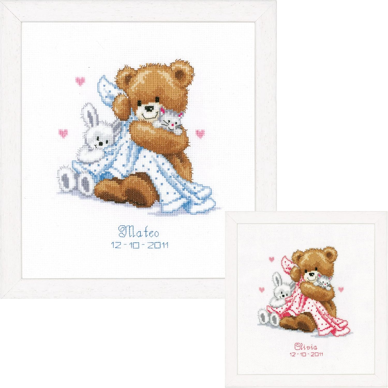 Vervaco Counted Cross Stitch Kit Bear with a Blanket PN-0011901