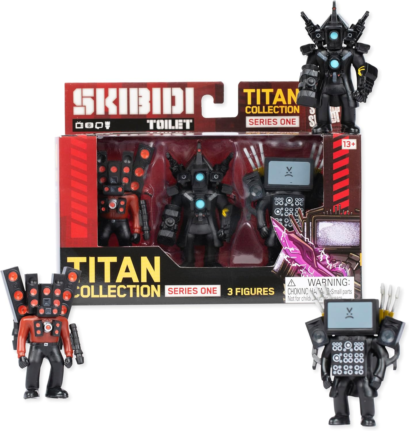 Skibidi Toilet Titan 3-Pack image number 2