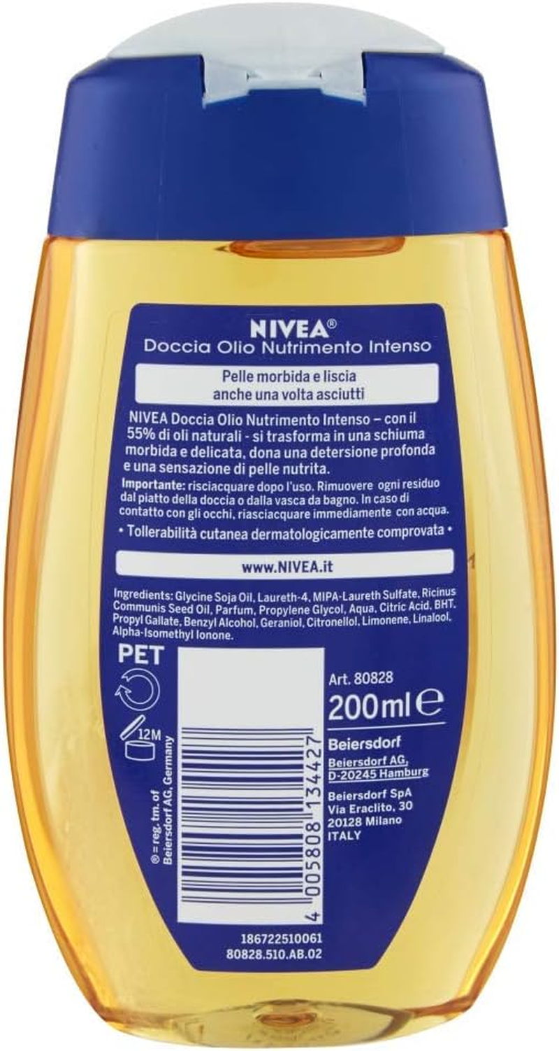 Nivea Natural Oil Shower - 6 Packs of 200Ml image number 4