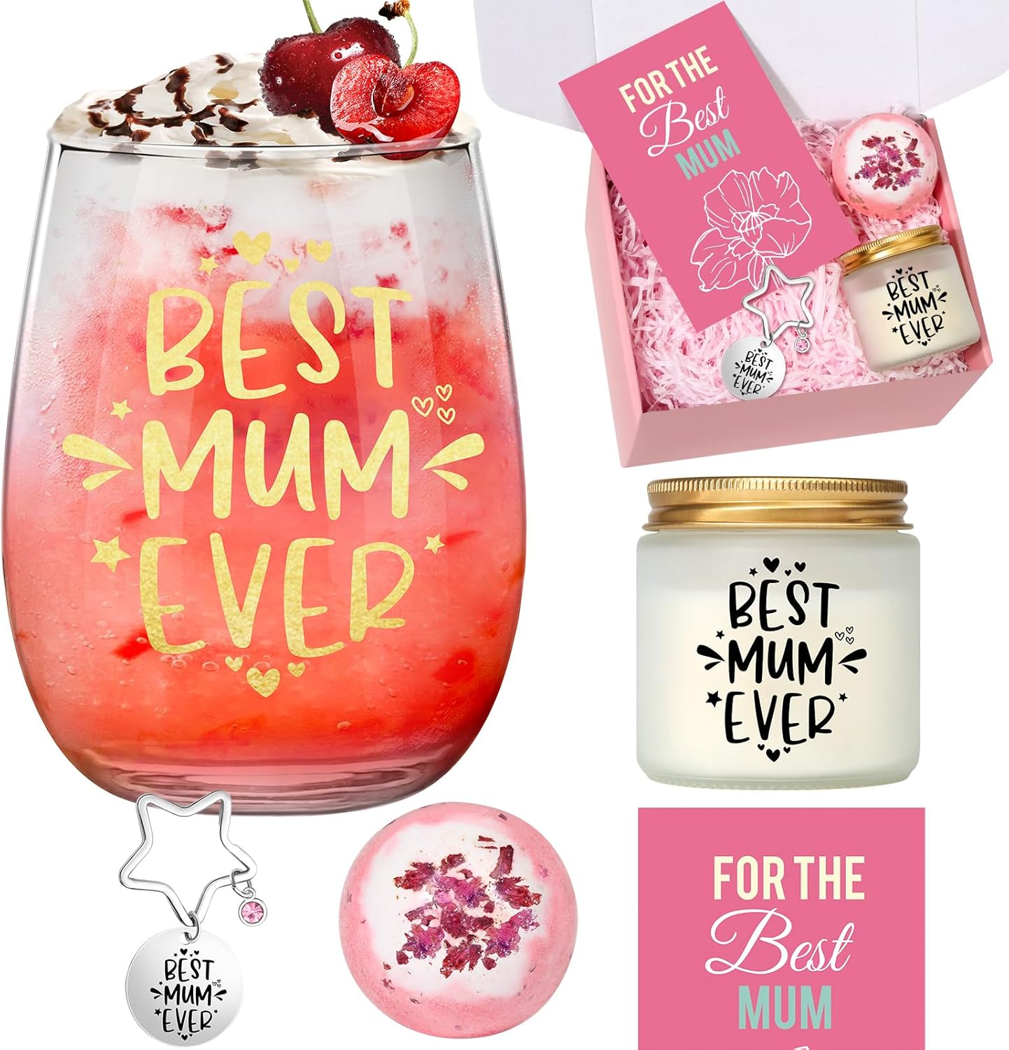 Tecanne Mothers Day Gifts, Gifts for Mum from Daughter, Son, Christmas Birthday Gift Pamper Hamper Presents for New Mum, Wife image number 3