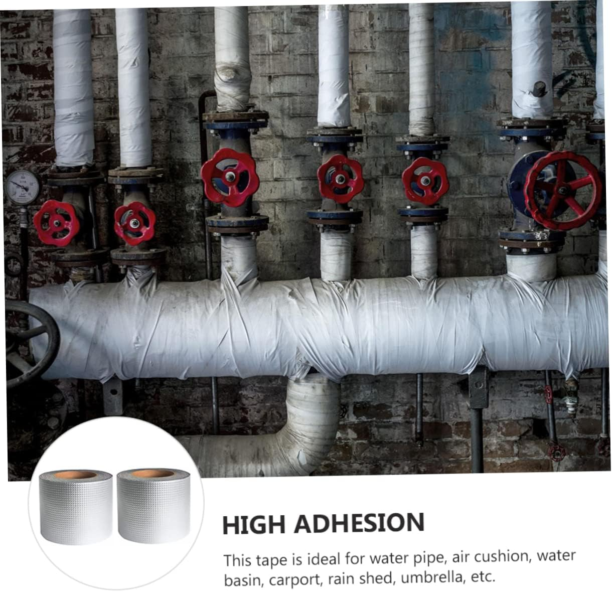 PLAFOPE 2Pcs Tape for Leakage Repair for Roof and Pipeline Fixing Made of Aluminum Foil Material