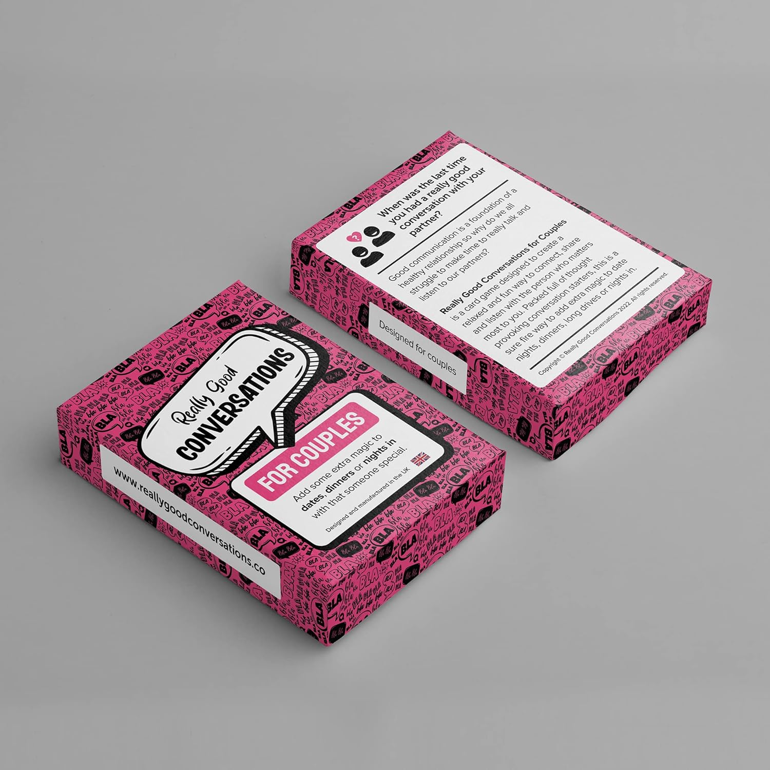 Really Good Conversations for Couples - Conversation Starters for Date Nights, Made in the UK, Games for Adults, Romance for 2 Players