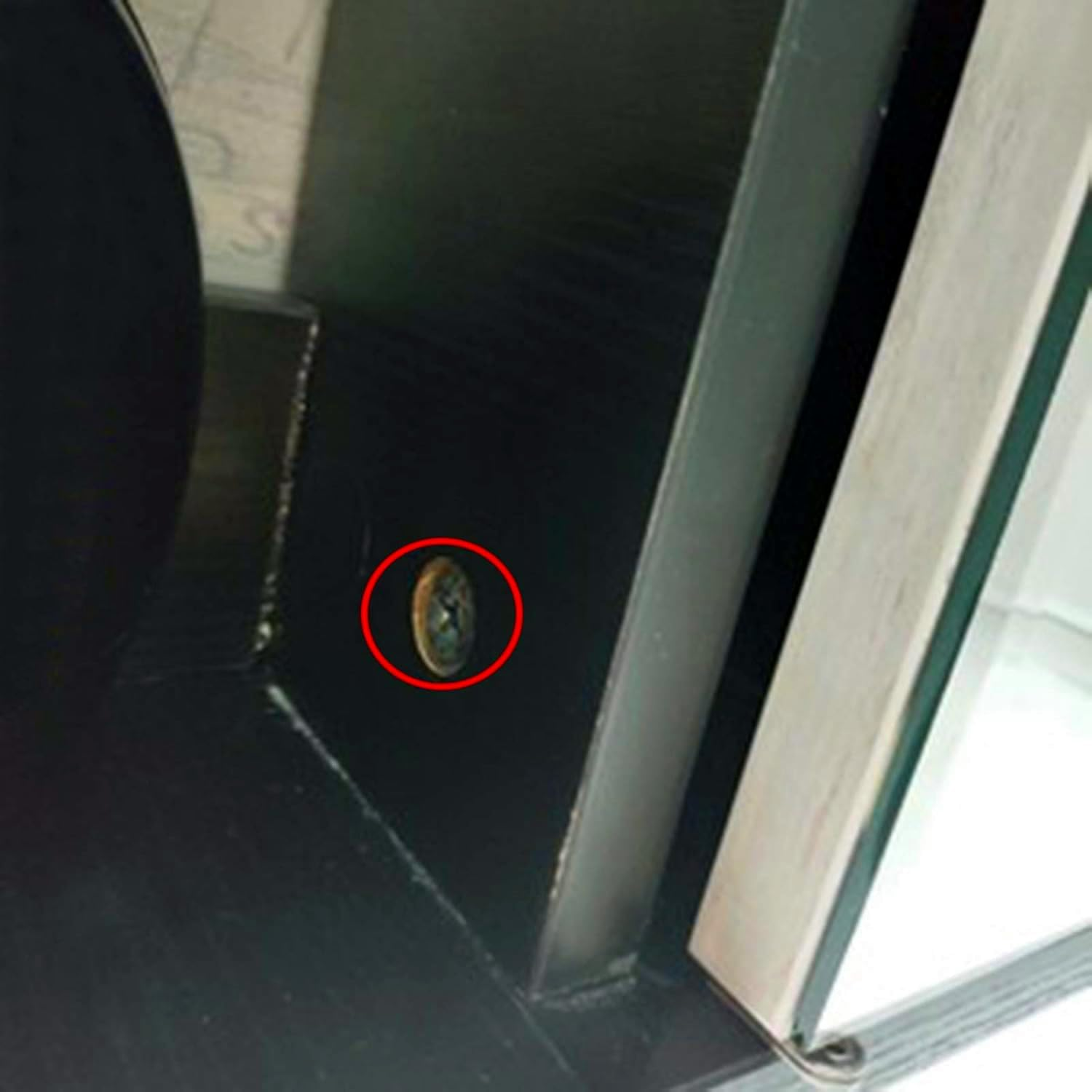 Self-Adhesive Screw Hole Stickers,2-Table 96 in 1 Self-Adhesive Screw Covers Caps Dustproof Sticker 15Mm Black