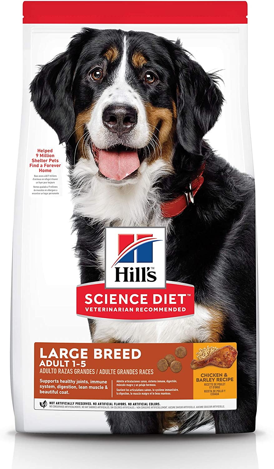 Hill'S Science Diet Adult Large Breed, Chicken & Barley Recipe, Dry Dog Food,12Kg Bag