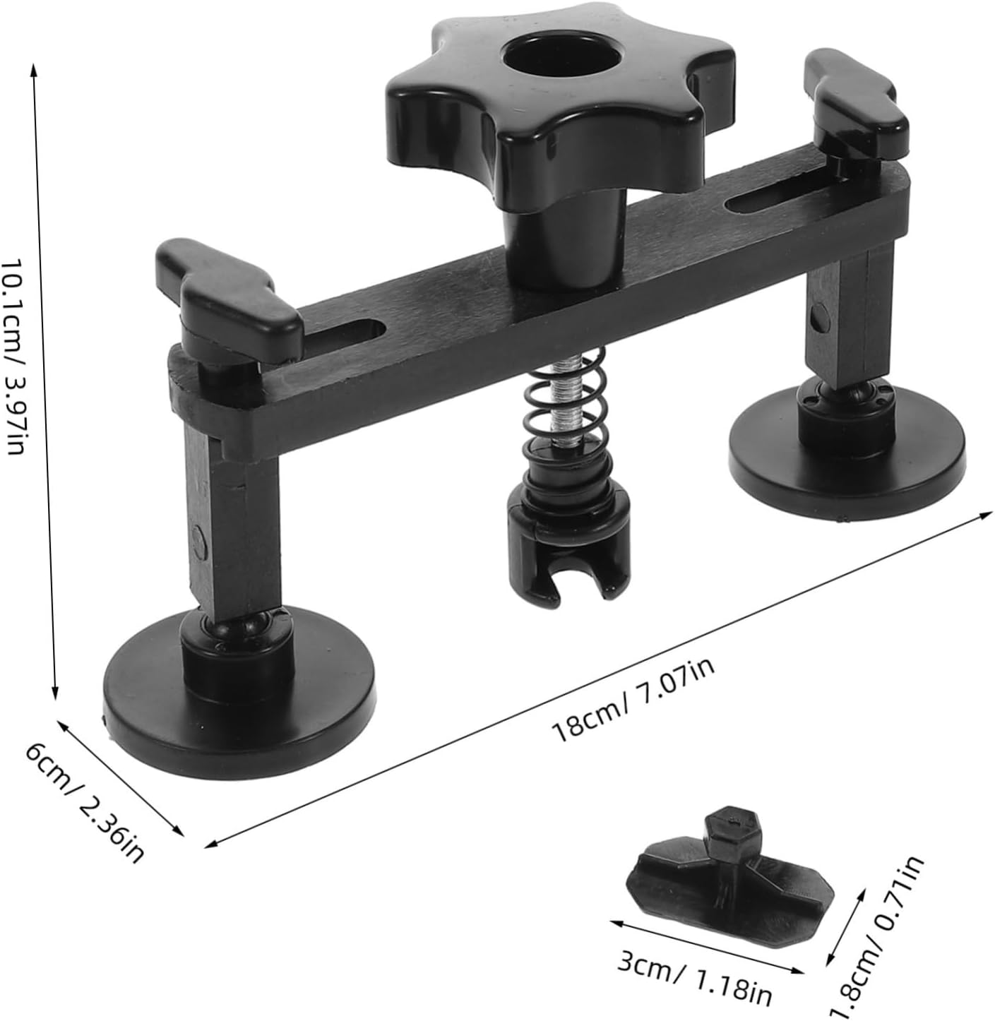 SEWOART Dent Tool Kit with Suction Cup and 18 Adhesive Tabs for Small and Large Automotive Dents Hail Damage Repair Automotive Body Fixer Set image number 2