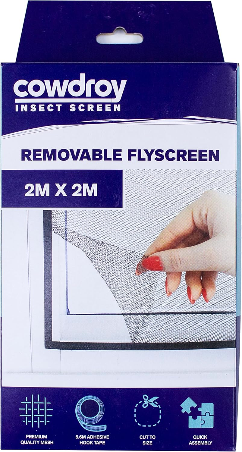 Cowdroy Removable Insect Flyscreen Window, 2 X 2M image number 1