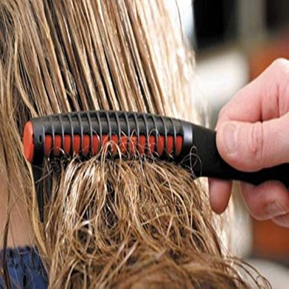 Lucyzkd Professional anti Splicing & Detangling Roller Comb, Integrated Roller Hair Comb，Professional Hair Dyeing Comb, Hair Daily Care Comb image number 6