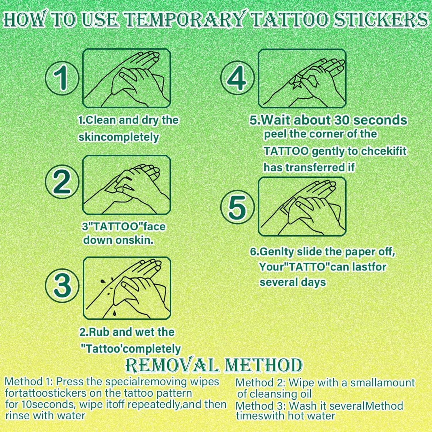 Itadaku 10 Sheets Christmas Temporary Tattoo Stickers, Santa Claus, Tree, Reindeer Patterns, Suitable for Boys and Girls, Great for Gifts, Party Favors, Decorations image number 4