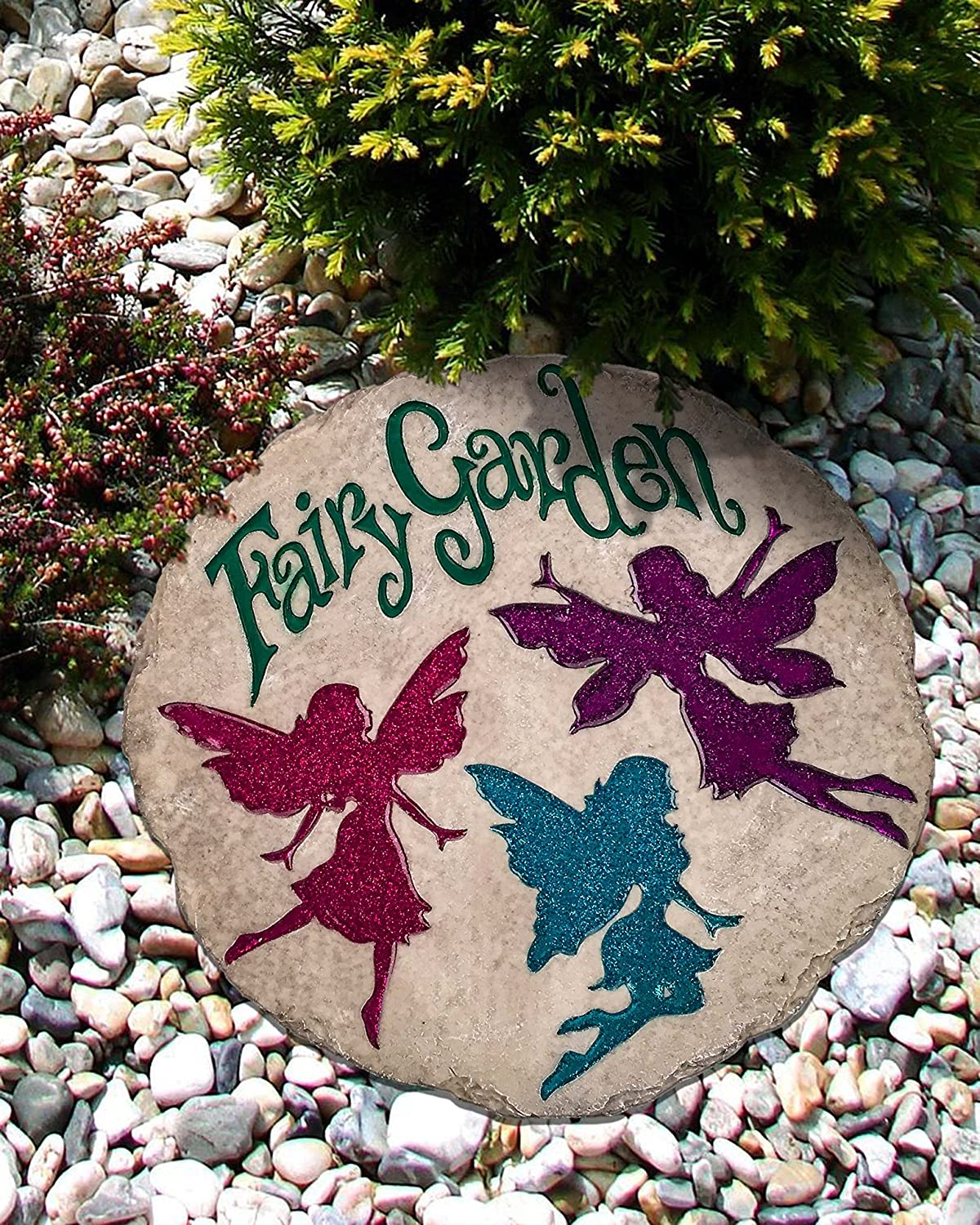 Spoontiques - Garden D&eacute;cor - Dog Crossing Memorial Stepping Stone - Decorative Stone for Garden image number 4
