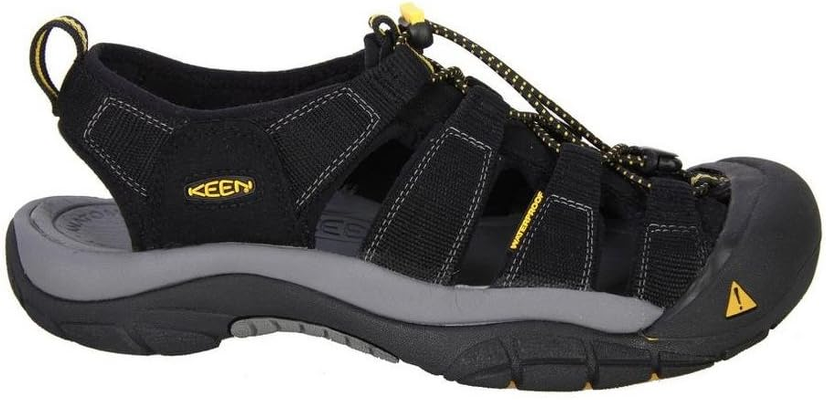 KEEN Men'S Newport H2 Waterproof Sandal, Black, 12 US