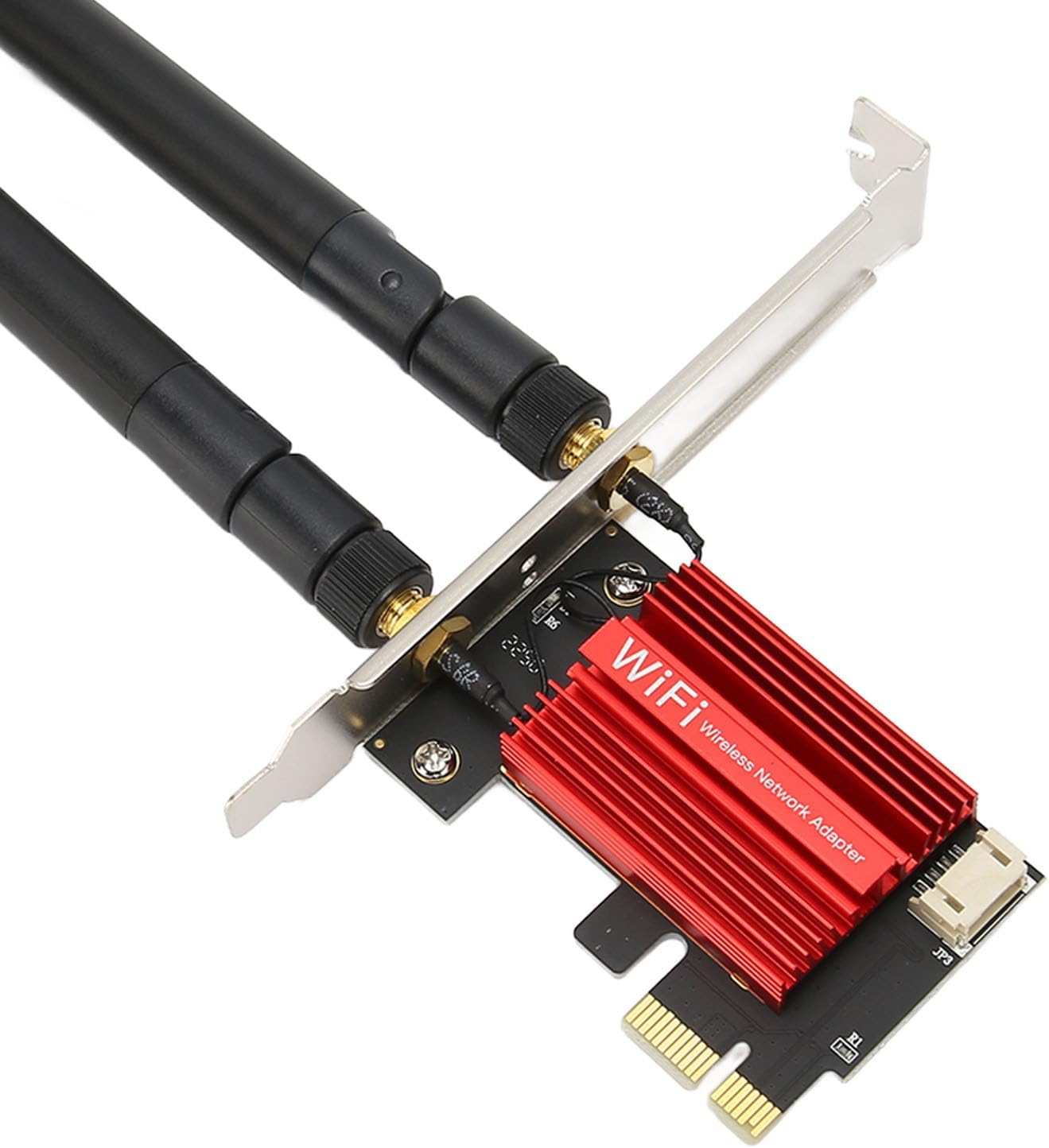 7260AC Pro PCIE Wifi Card, Pcie Network Card with 2.4Ghz and 5Ghz Dual Band,1200Mbps, Wifi Adapter for Desktop PC Compatible with Pciex1/X4/X8/X16, for Wins 7/8/10/11 image number 1