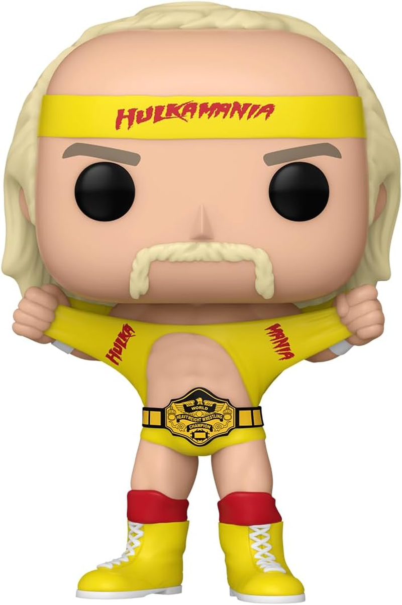 Funko WWE Hulkamania with Belt Pop! Vinyl Figure image number 2