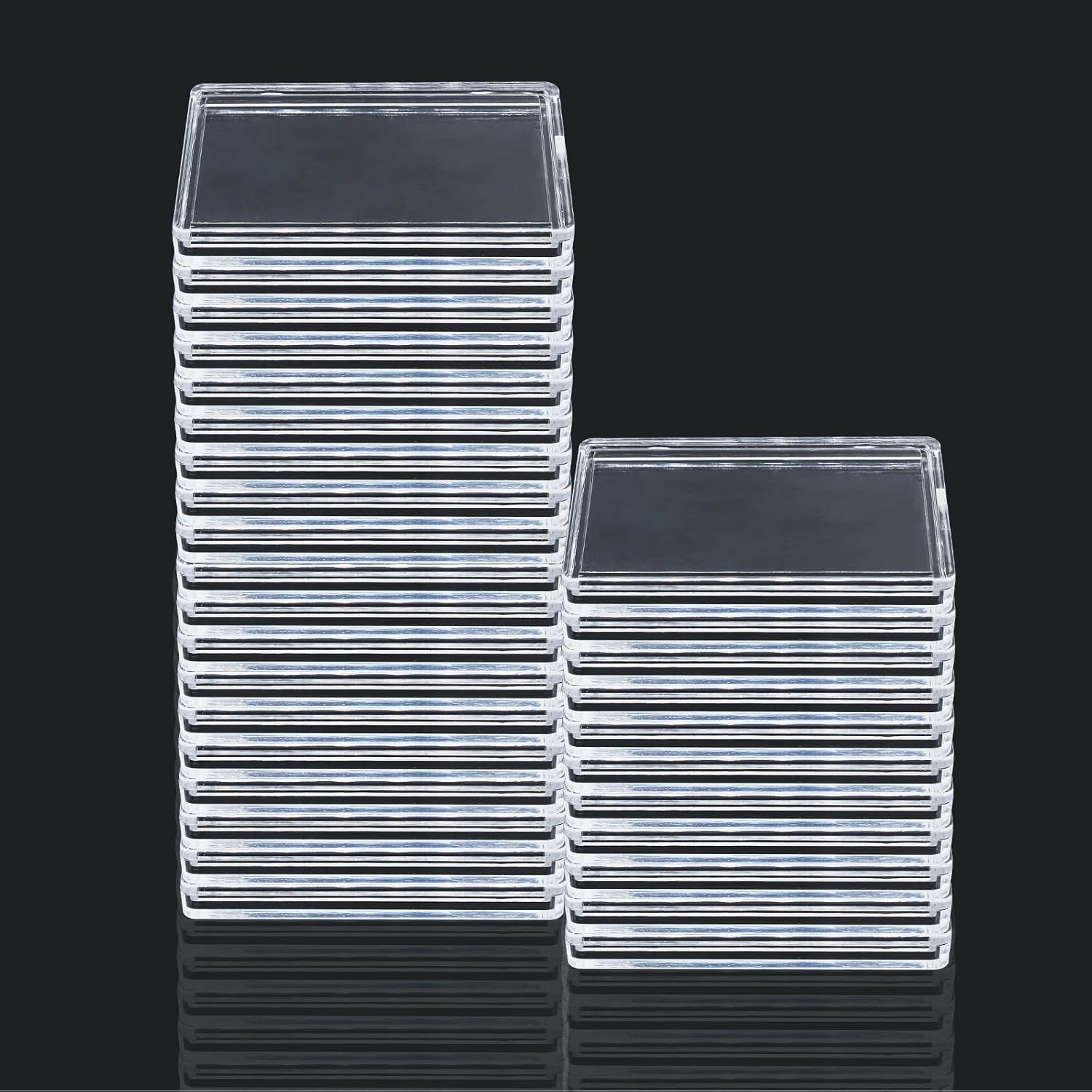 Hitefu 30PCS Silver Bar Case, 1 Oz Silver Bar Holder, Clear Plastic Silver Bar Storage Box for 1 Oz Silver Bar 1 Troy Ounce Bar image number 5