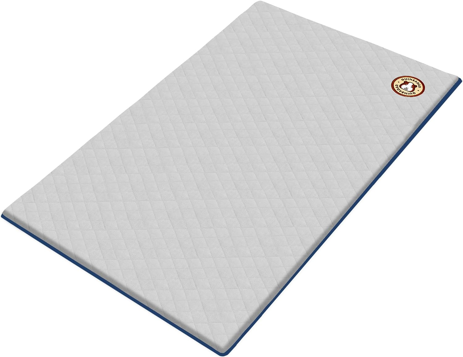 Guineadad Original Liner - Grey Fleece Guinea Pig Bedding - Reusable Guinea Pig Cage Liner - Extra Absorbent with Waterproof Bottom - Small Pet Supplies - 2X4 C&C