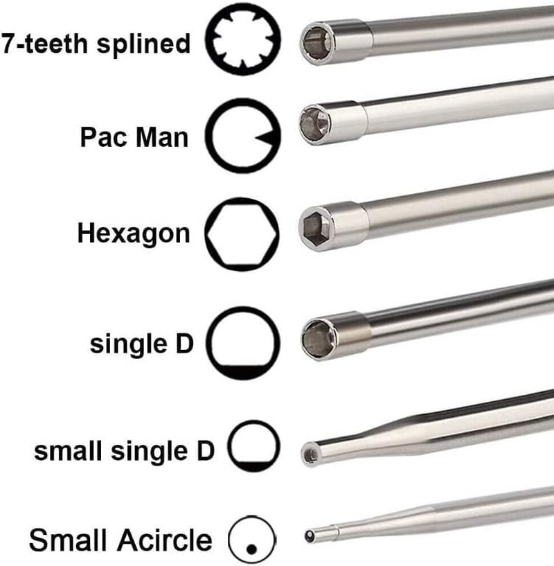 Hippotech Pack of 12 Carburetor Adjustment Tool with Acircle Scredrivers for 2-Cycle Small Engine for Husqvarna for STHIL for Echo Trimmer Chainsaw image number 6