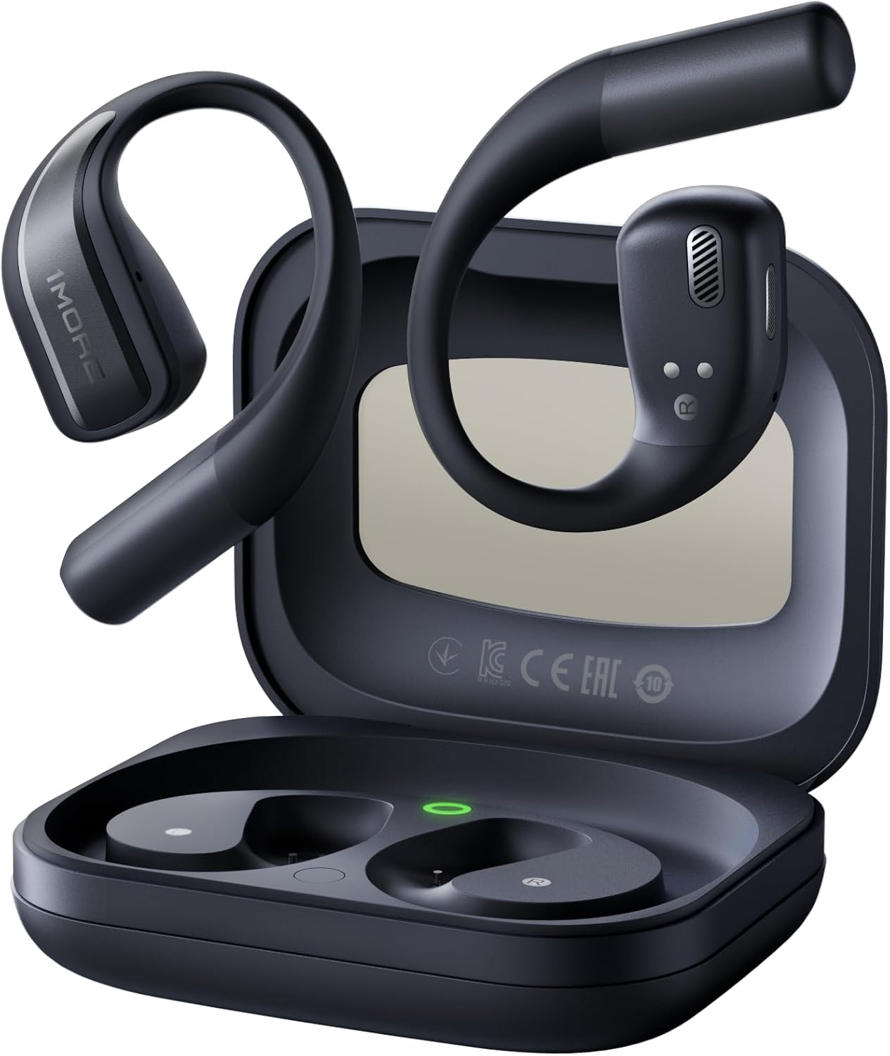 1MORE S70 Open Ear Earbuds, Bluetooth 5.3 Headphones, Wireless Earphones with 4 AI ENC Call Noise Reduction, Enhanced Bass, 6 EQ Setting, IPX5, 40H, Ultra-Light Comfort for Running, Training Etc image number 2