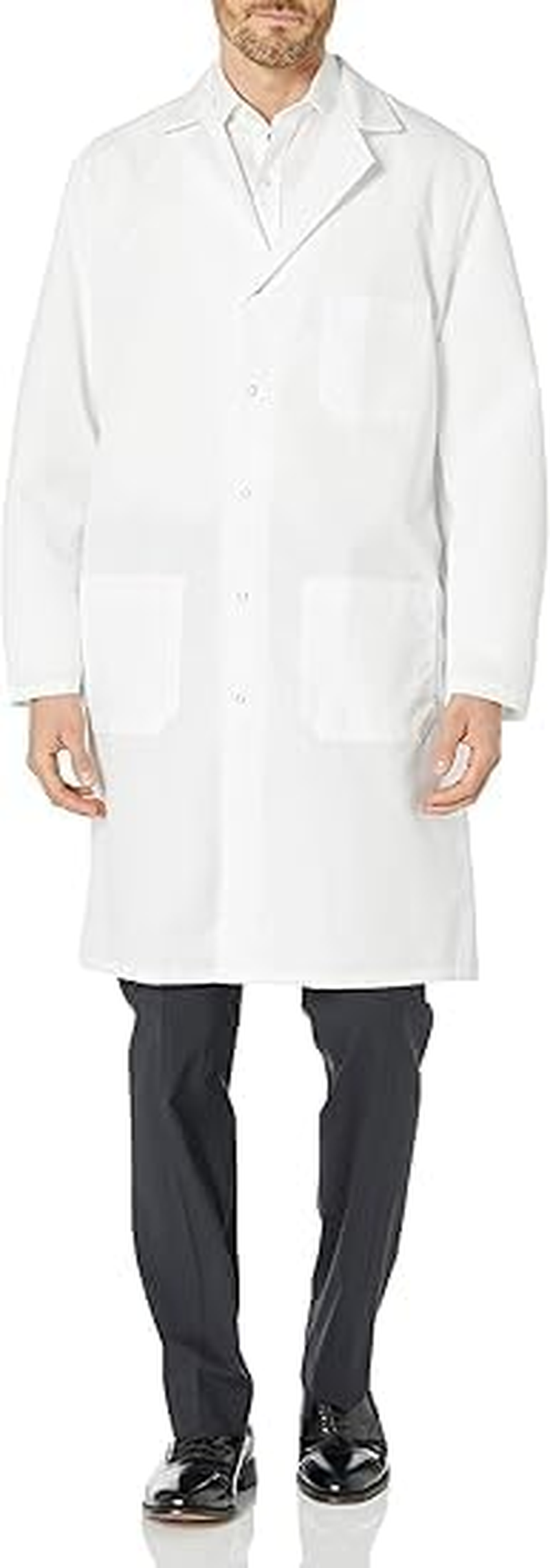 Men'S and Women'S Doctor Lab Coat - Long Sleeve, 3/4 Length Lightweight White Coat for Halloween, 175-185 Cm image number 3
