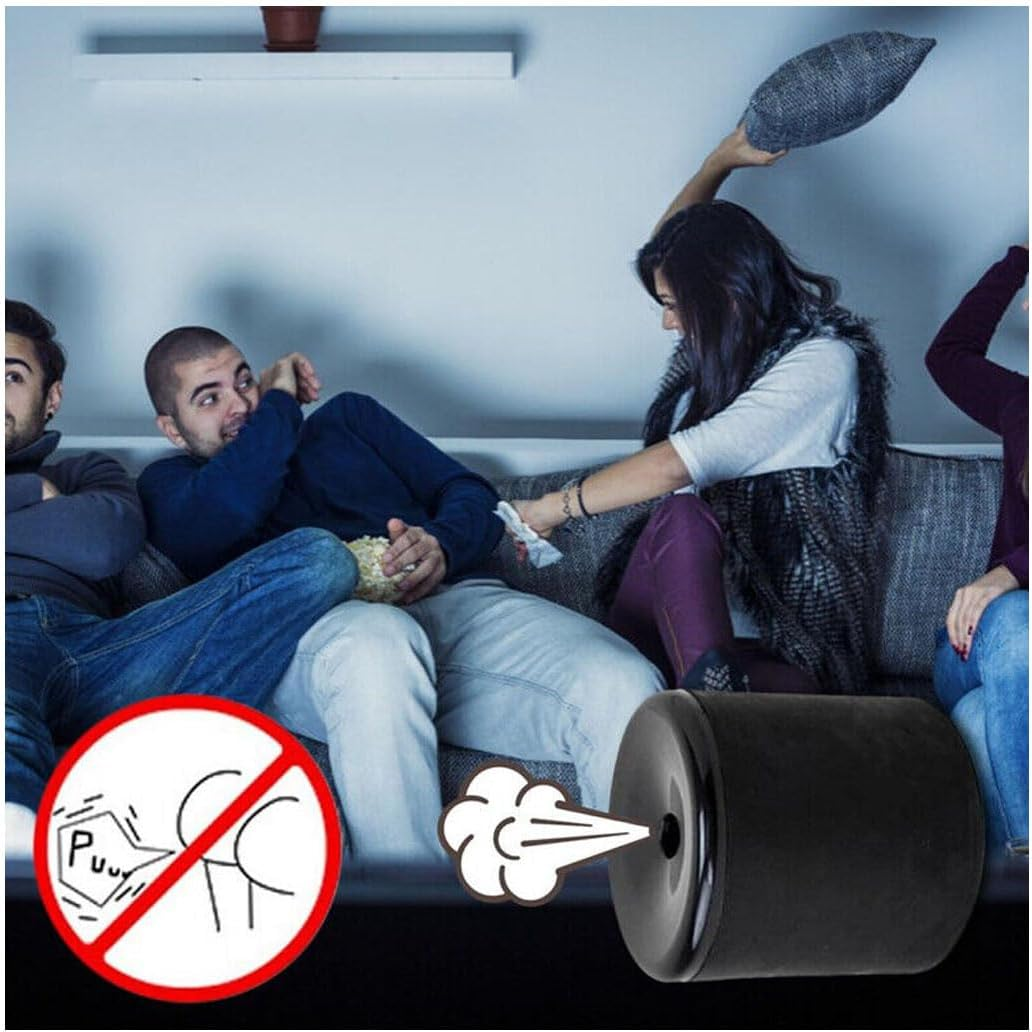 2 PCS Fart Prank Canisters, Squeeze Fart Machine,April Fool'S Day Prank,Fun Tool for Funny Gag Party, Birthday Joke Present(Red+Black) image number 4