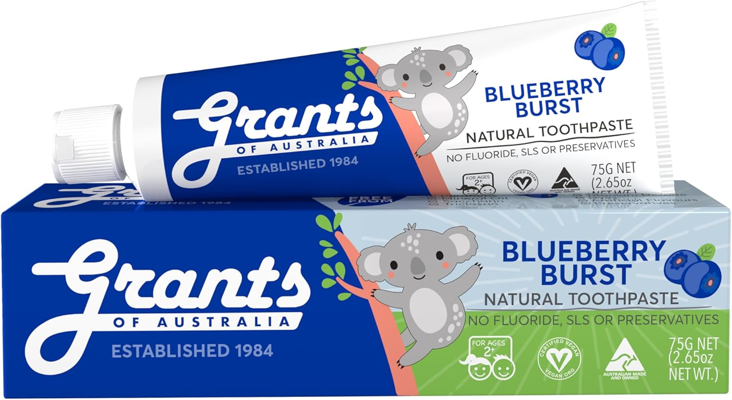 Grants Blueberry Burst Toothpaste 75G