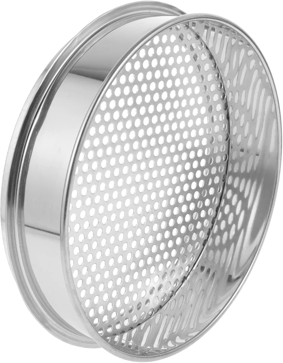 20Cm Stainless Steel Soil Sieve round Grading Filter for Outdoor Gardening 5Mm Mesh for Soil Compost image number 5