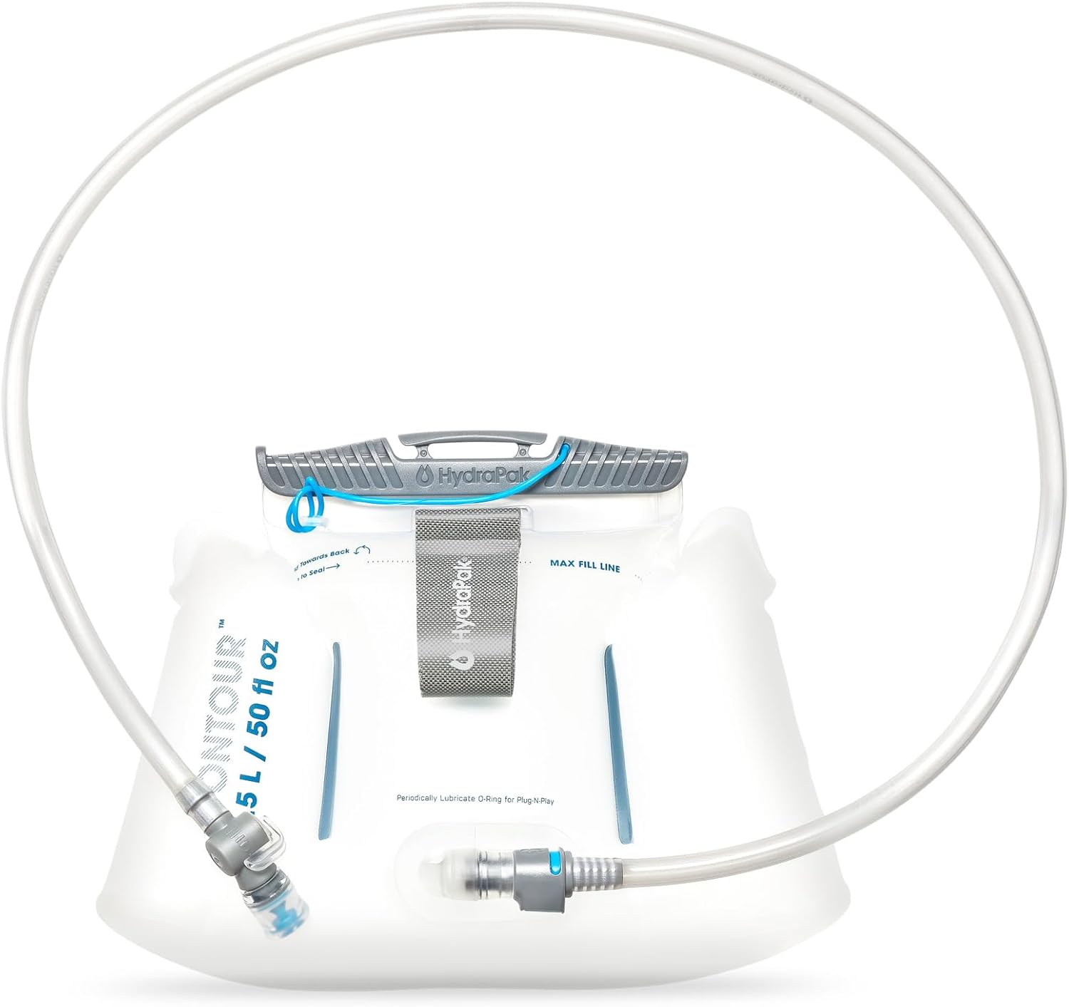 Hydrapak Water Reservoir (1.5L, 2L, 3L) - Hydration Bladder Fits Most Backpacks &ndash; High-Flow Bite Valve, Leak Proof, Fully Reversible, and Dishwasher Safe image number 4