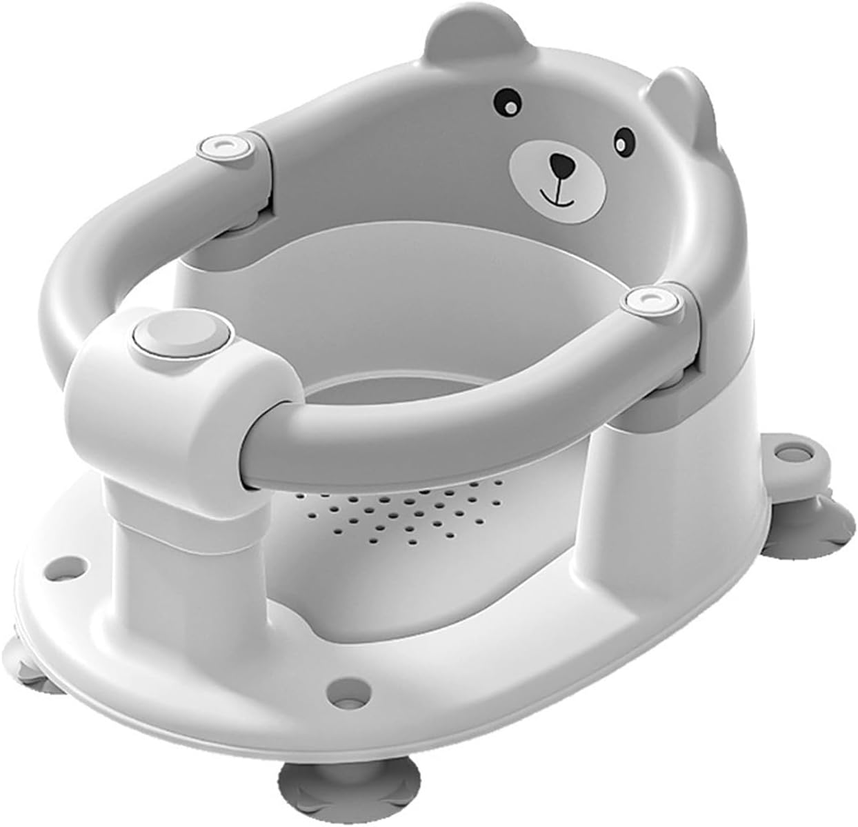 Baby Bath Seat for Babies 6 Months & Up, Toddler Bath Seats for Babies Sitting Up, Non-Slip Infant Bath Tub Chair with 4 Suction Cups & Soft Cushion for Shower, Compact Toddler Bathtub Seat image number 3