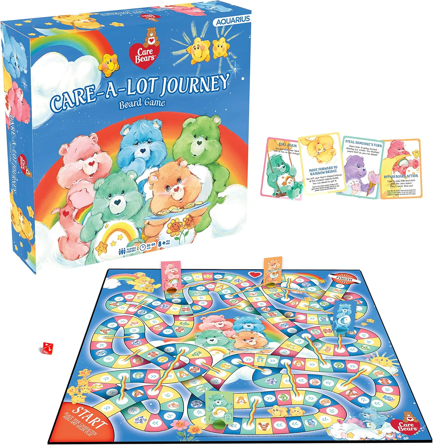 Aquarius Care Bears Journey Board Game