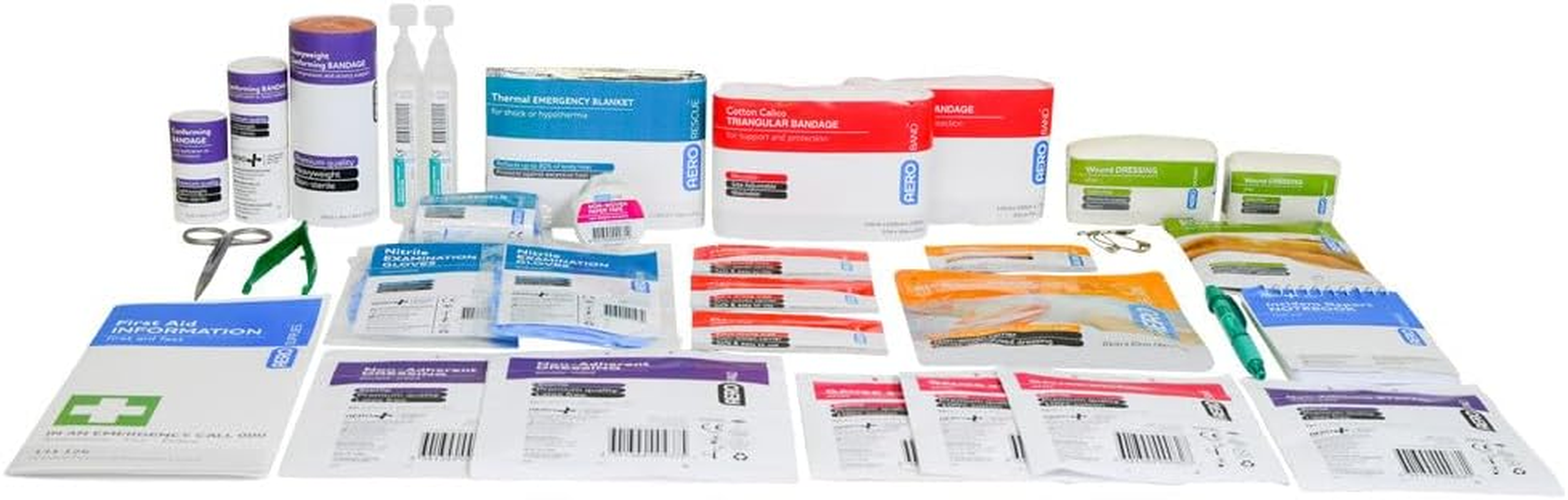 DEFENDER 3 Series First Aid Kit Refill, First Aid Kit Restock Pack for Workplaces, Vehicles and Site Teams image number 1