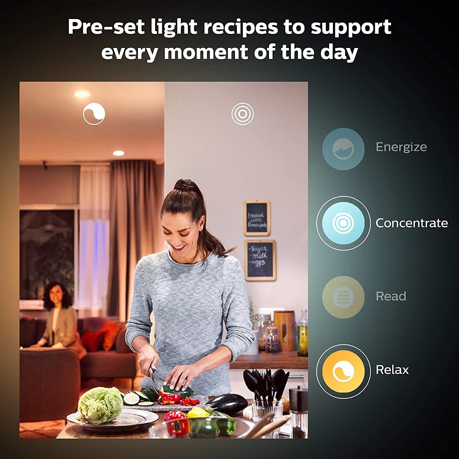 Philips Hue White and Colour Ambience 470 Lumens Candle Smart Bulb with E14 Fitting image number 6
