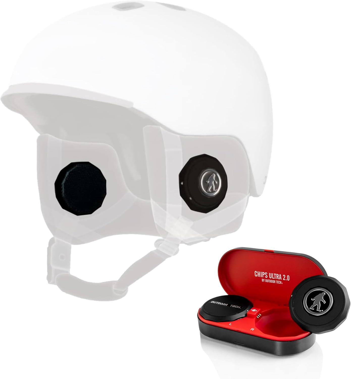 Outdoor Tech - Chips Ultra 2.0 - True Wireless Bluetooth Helmet Speakers for Skiing, Snowboarding Mountain Biking, and Climbing image number 4