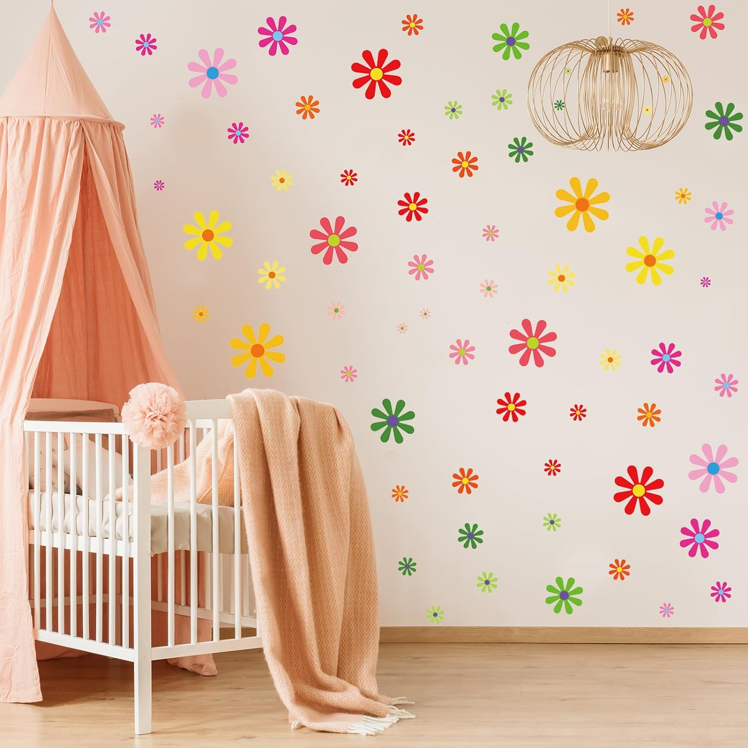 Fuutreo 12 Sheets Daisy Stickers 133 Pieces Flower Decals Vinyl Self Adhesive for Car Mirror Window Clings Laptop Decoration, Assorted Sizes (Multicolor) (Fuutreo-Daisy Car-03) - Single Color image number 7