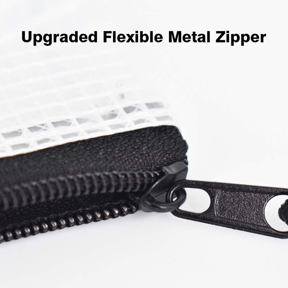 18 Pack A5 Mesh Zipper Pouch,Zipper File Bags, Board Games Storage Bags for School Office Supplies and Travel image number 1