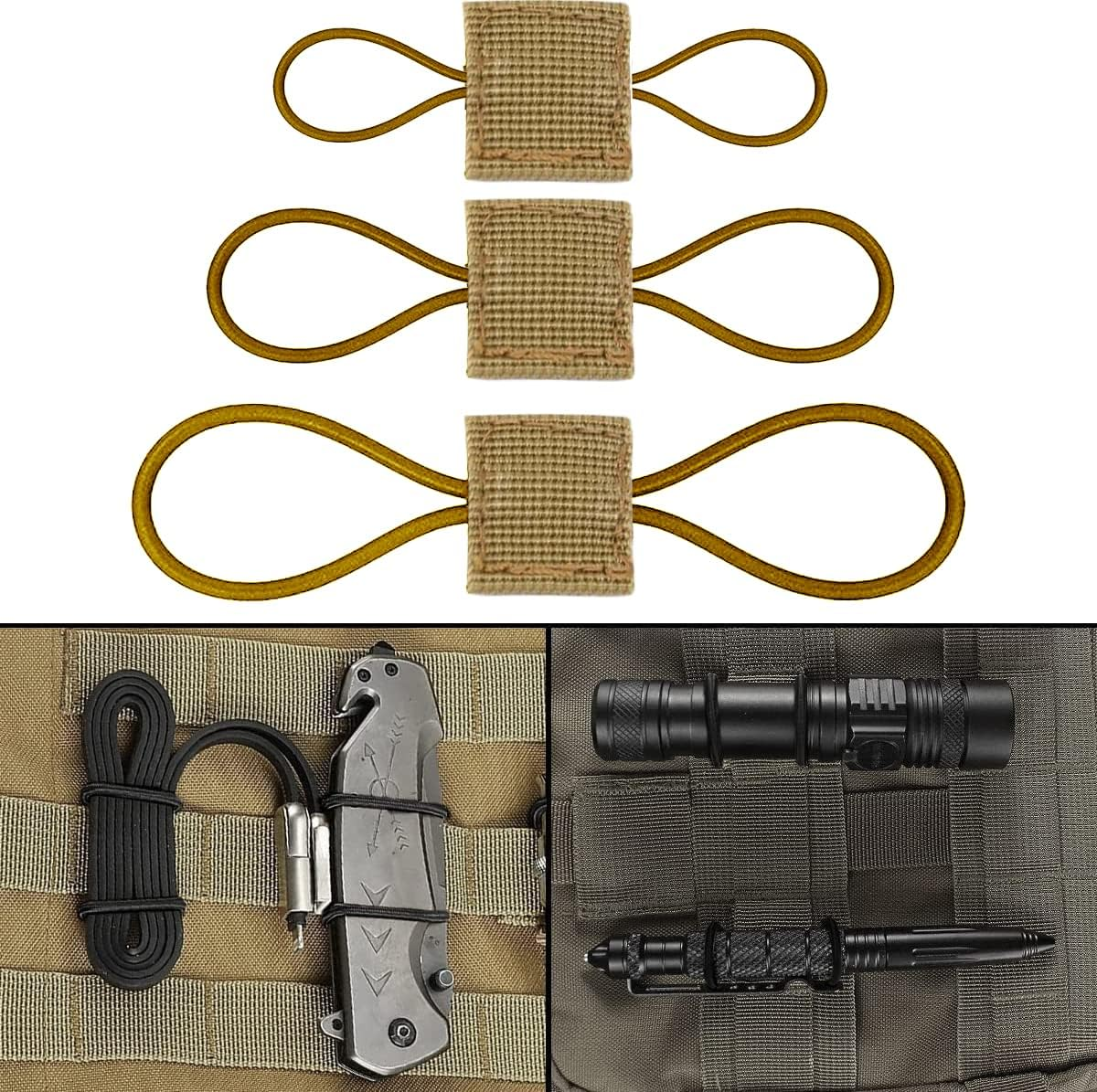 Gearhill Molle Attachments, Tactical Backpack Accessories, Molle Webbing Binding Ribbon Multipurpose Tactical Bag Molle Accessories image number 6