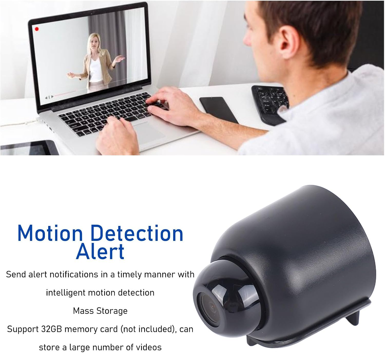 Jiawu Mini Camera, High-Definition Large Capacity Storage, Mobile Detection, Surveillance Camera, Home Video Recording image number 6