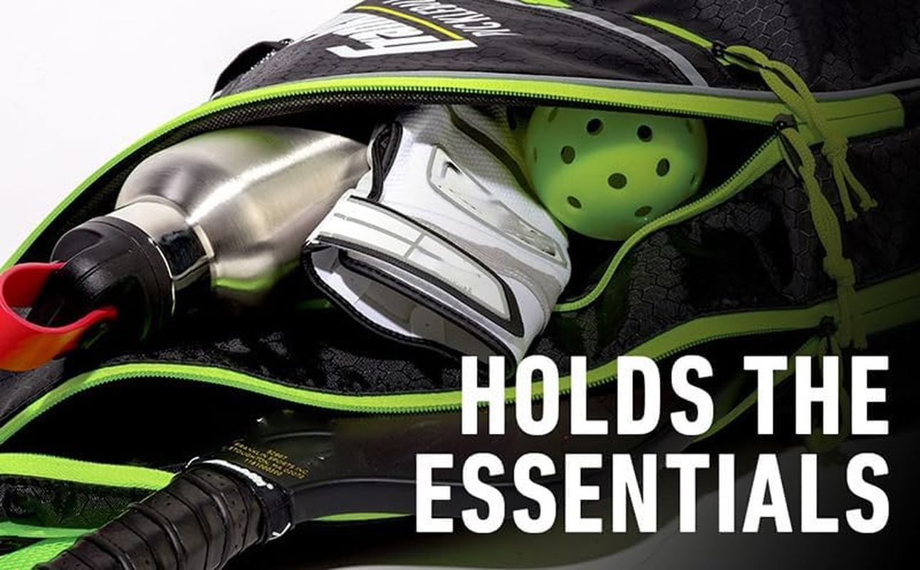 Pickleball Bag, Pickle Ball Bag with Upgraded Zippers and Capacity, Padded Pickleball Backpack, Adjustable Pickleball Paddle Bag, Pickleball Sling Bag (Bag Only) image number 3