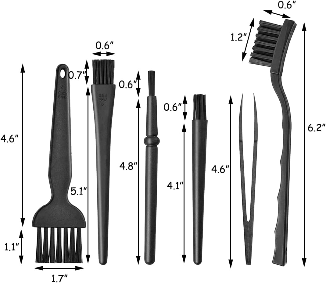 Elane 6 Pcs Cleaning Brushes for Small Spaces, Small Brushes for Cleaning image number 3