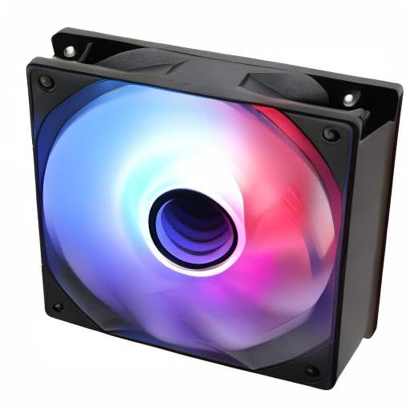 Thermalright TL-C12B-S V3 120Mm ARGB CPU Fan, with 1500RPM Speed, Black Computer Case Fan, Quiet 4Pin PWM PC Fan, for S-FDB Bearing CPU Cooler Fan,With ARGB Mirror Light Effect (3 Packs) image number 1