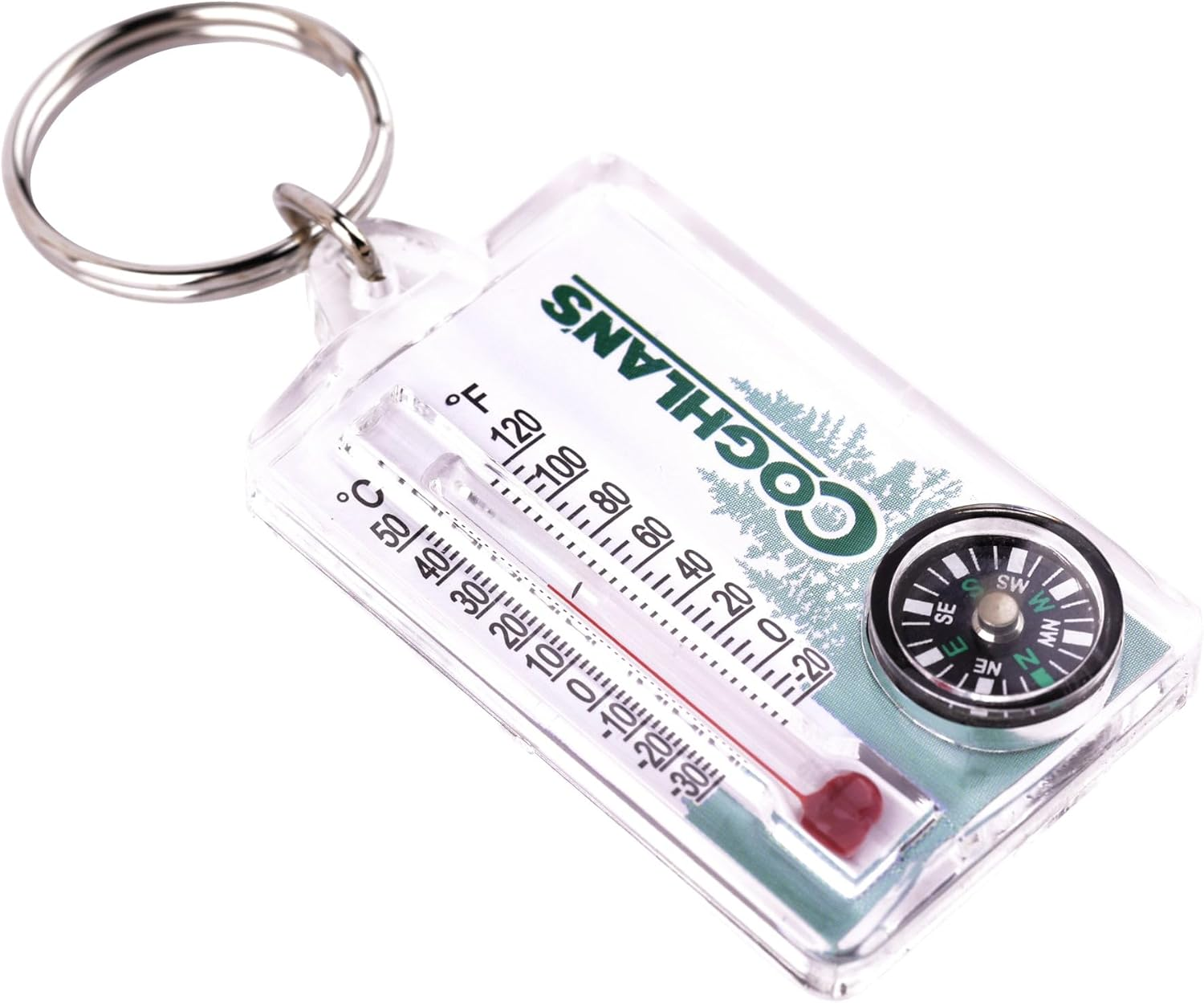 Coghlan'S Zipper Pull Thermometer and Compass image number 1