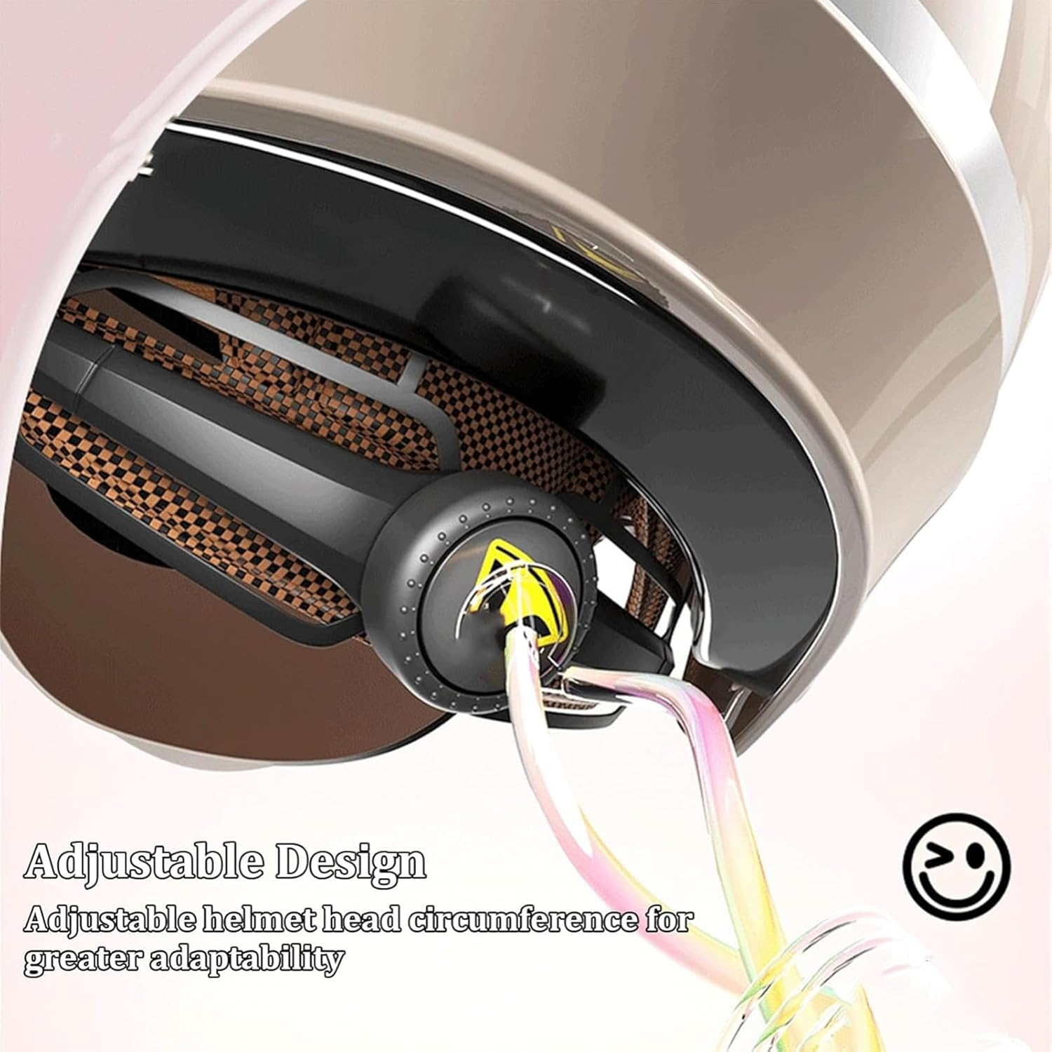 Motorcycle Half Hel-Met with Visor for Adults ,ECE/DOT Approved Lightweight Adjustable City Scooter Bicycle Hel-Met for Men Women image number 3